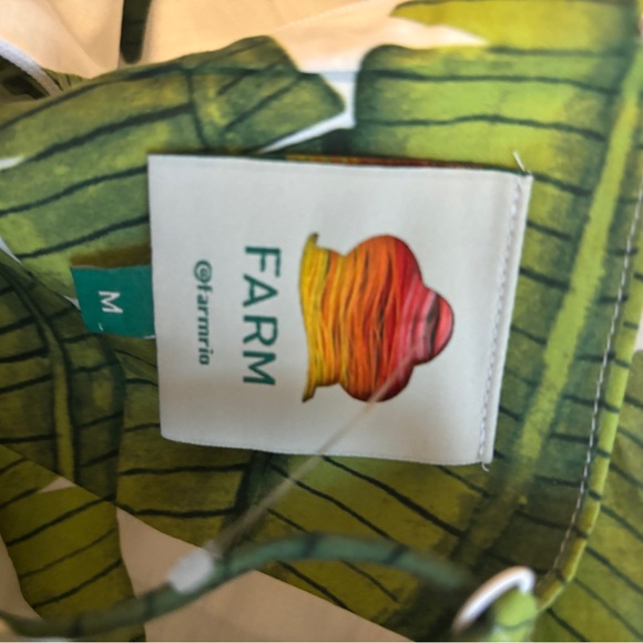 FARM Rio Green Leaf Print Maxi Dress - Picture 6 of 8